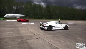 1900 CP in actiune: LaFerrari si Agera N isi dau intalnire pe pista de drag