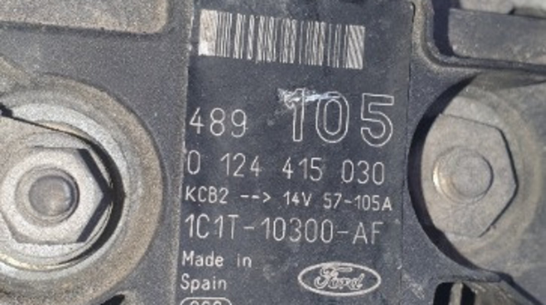 1C1T-10300-AF Alternator 105A Ford Transit 2.0 TDDI Euro 3