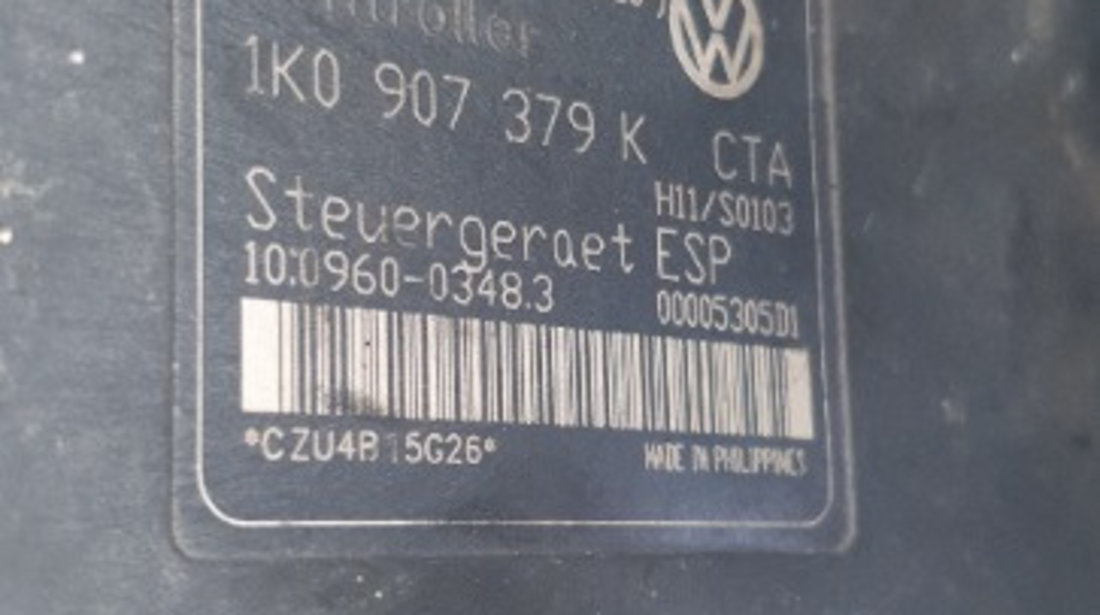 1K0907379K Pompa ABS Volkswagen Eos (1F7, 1F8) 1.6 FSI BLF
