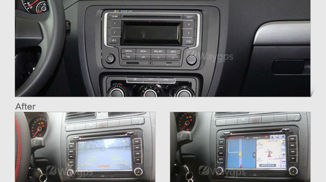 1NAVIGATIE CU ANDROID DEDICATA VW Eos EDOTEC EDT-G305 INTERNET 3G WIFI WAZE DVR DVD