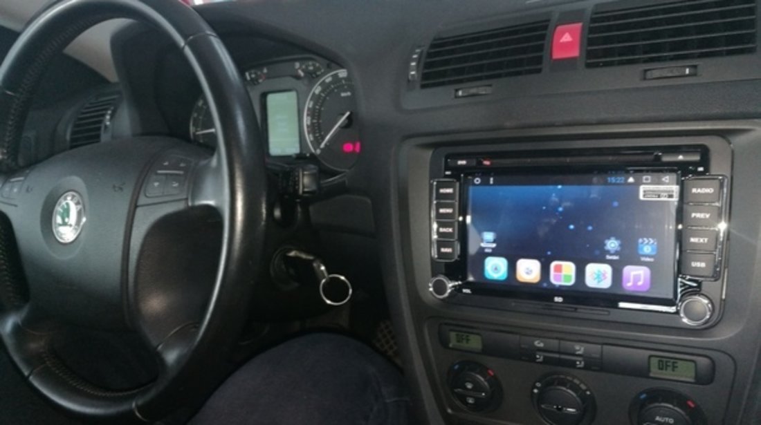 1NAVIGATIE CU ANDROID DEDICATA VW Eos EDOTEC EDT-G305 INTERNET 3G WIFI WAZE DVR DVD