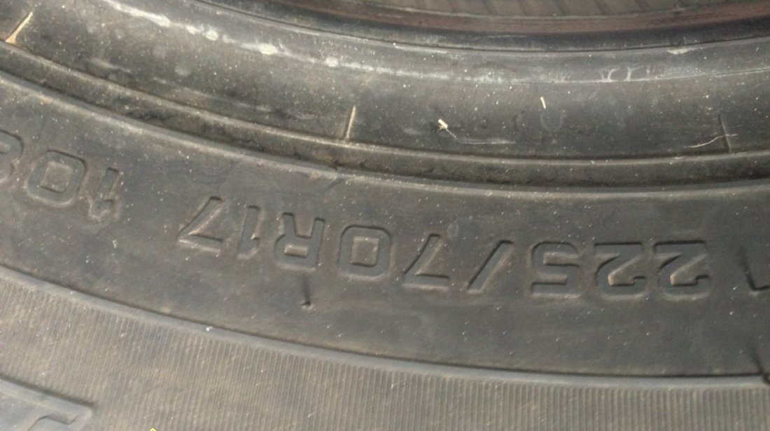 2 anvelope 225/70/17 dunlop m+s noi