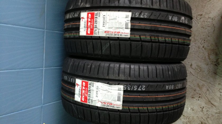 2 anvelope 275/35/19 kumho de vara noi