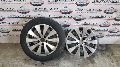 2 jante aliaj originale 16'' VW Eos 5x112 7Jx16 et45 cod piesa : 3C0601025C