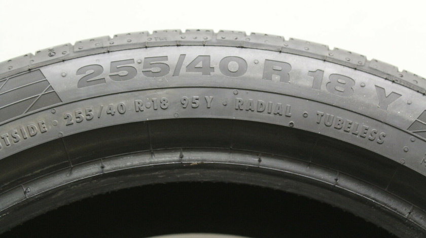 2 x Anvelope vara Continental SportContact 5 DOT 19 7mm dotare originala