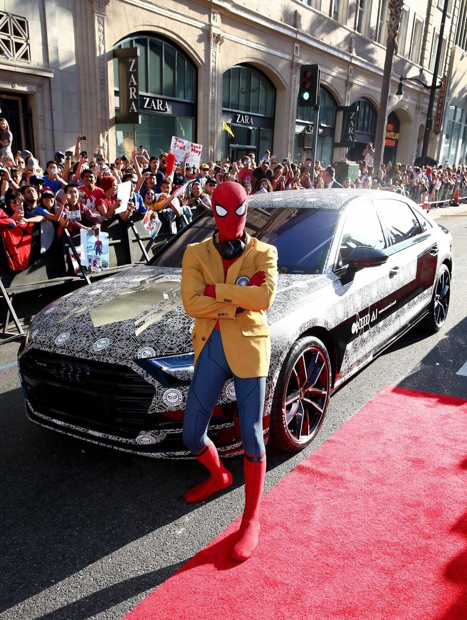 2018 Audi A8- premiera Spider-Man