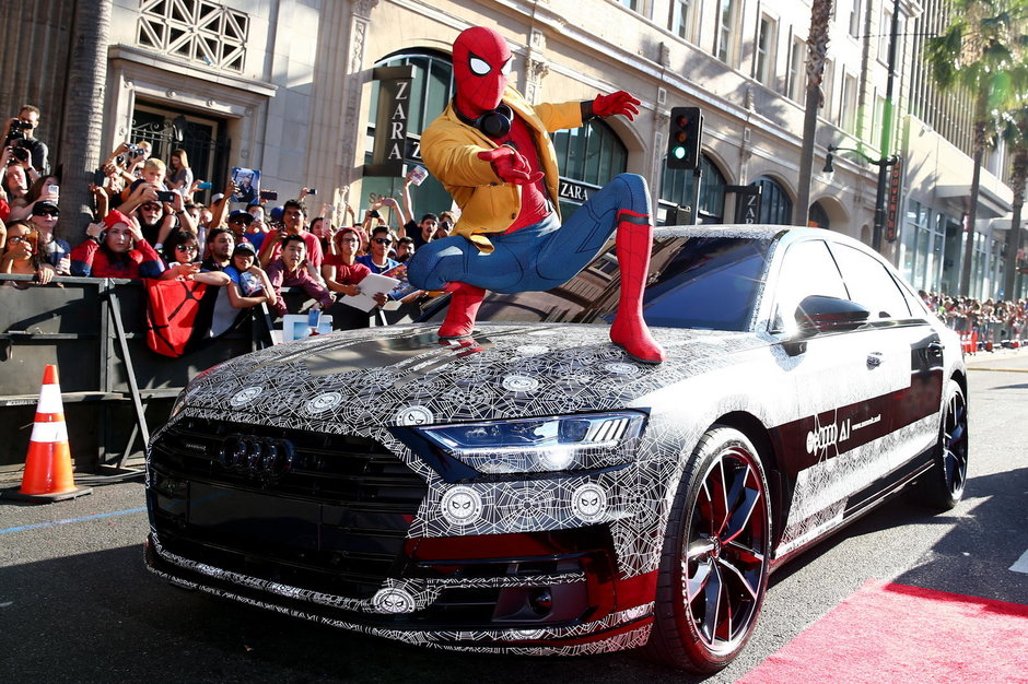 2018 Audi A8- premiera Spider-Man