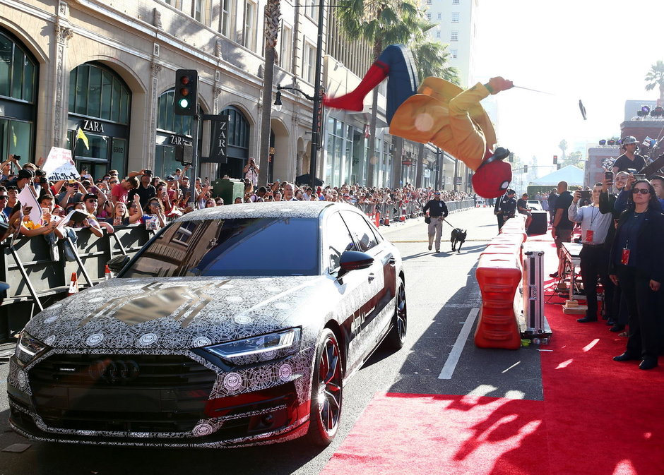 2018 Audi A8- premiera Spider-Man