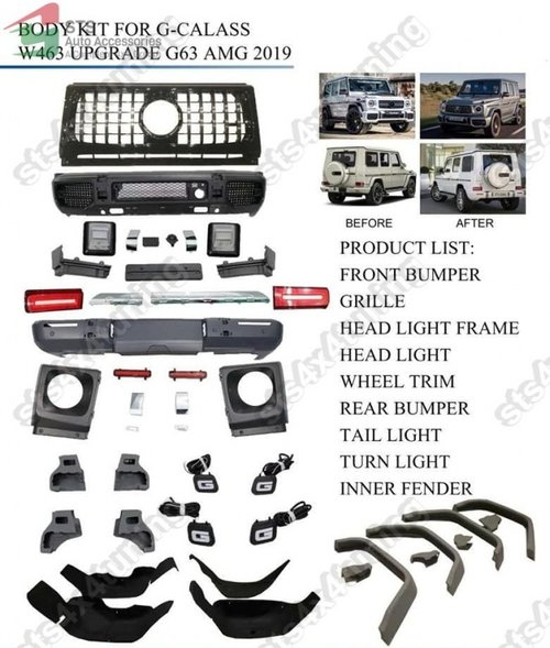 2019 AMG EXTERIOR KIT CONVERSIE[UPGRADE]PENTRU MERCEDES G-CLASS W463 1989-2017