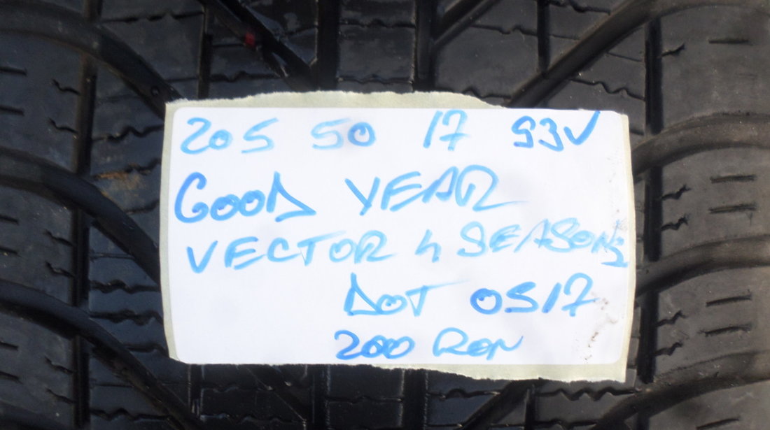 205 50 17 iarna Goodyear vector4season