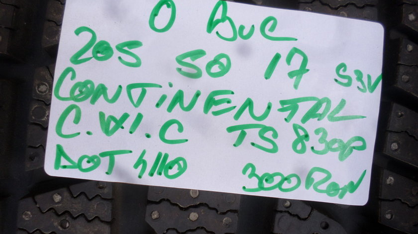 205 50 17 iarna NOUA Continental ContiWinterContact TS830p o bucata