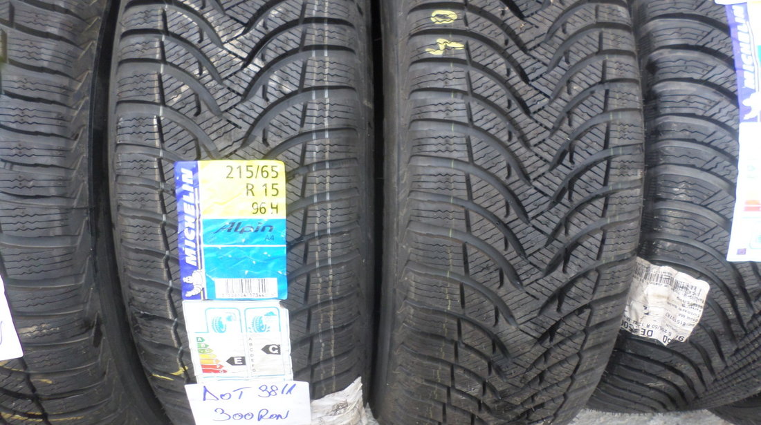 215 65 15 iarna Noii Michelin Alpin A4  dot (3811)