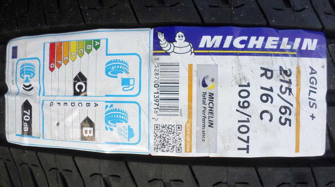 215 65 16 C VARA Noi Michelin AGILIS + DOT 0219 !!!