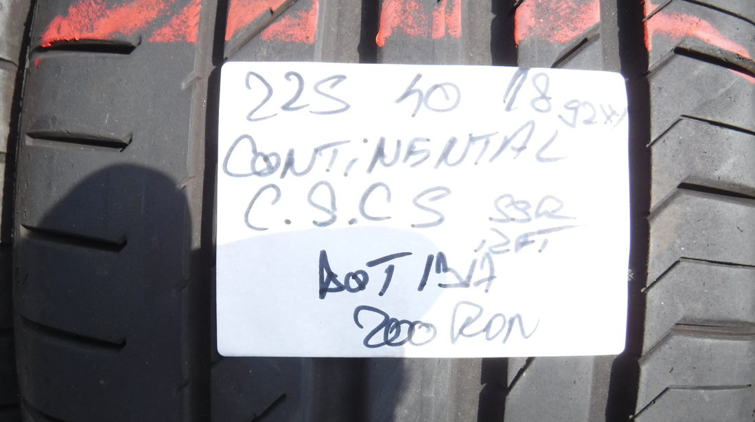 225 40 18 vara Continental Contisportcontact 5 rft dot (1317)