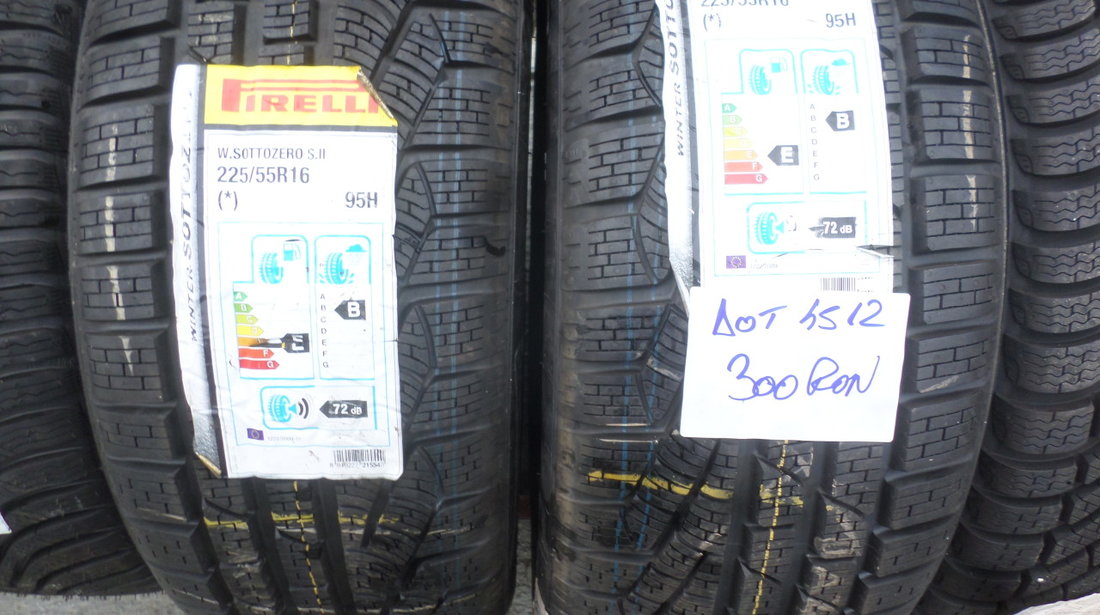 225 55 16 iarna Noi Pirelli Sottozero s2 DOT (4512)