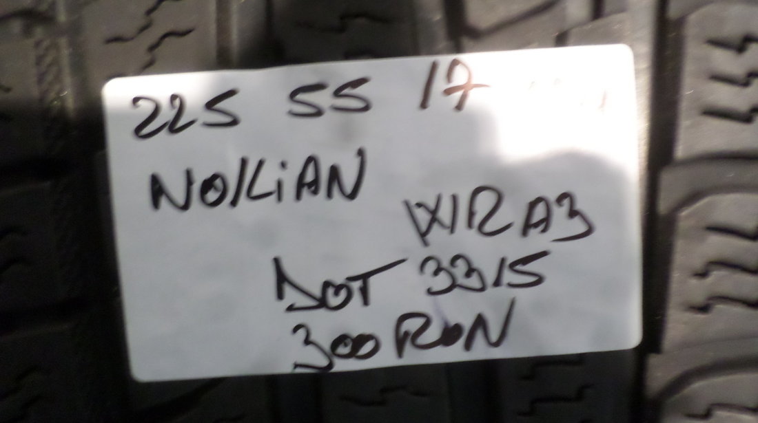 225 55 17 Nokian WR A3 Iarna rft