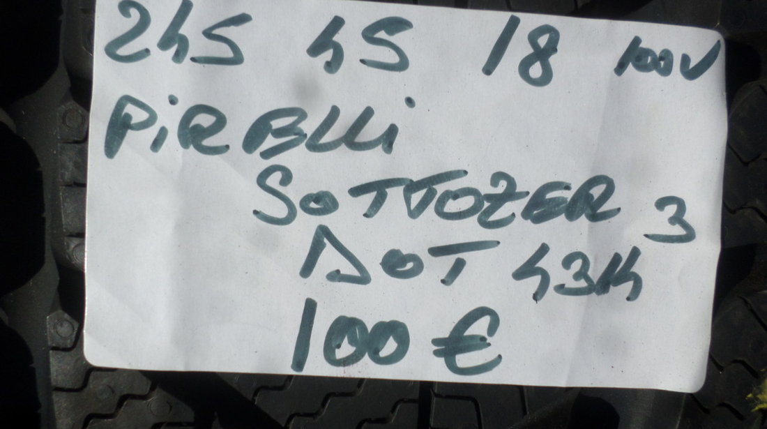 245 45 18 Iarna  NOI Pirelli Sottozero 3 dot(4314)