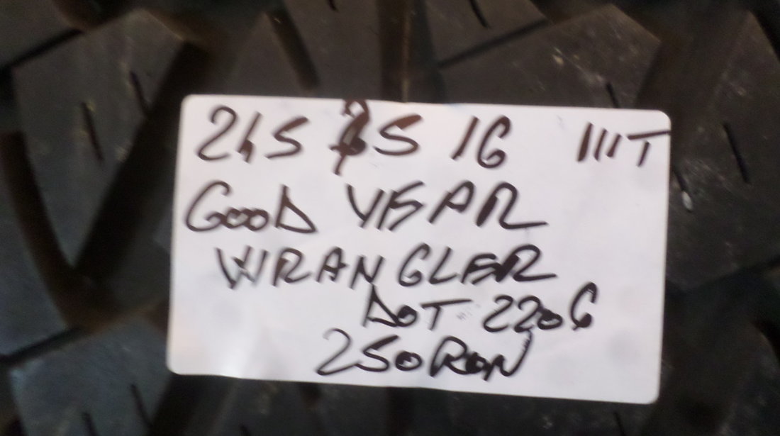 245 75 16 Bf Goodrich All Terain A/T Vara Off Road