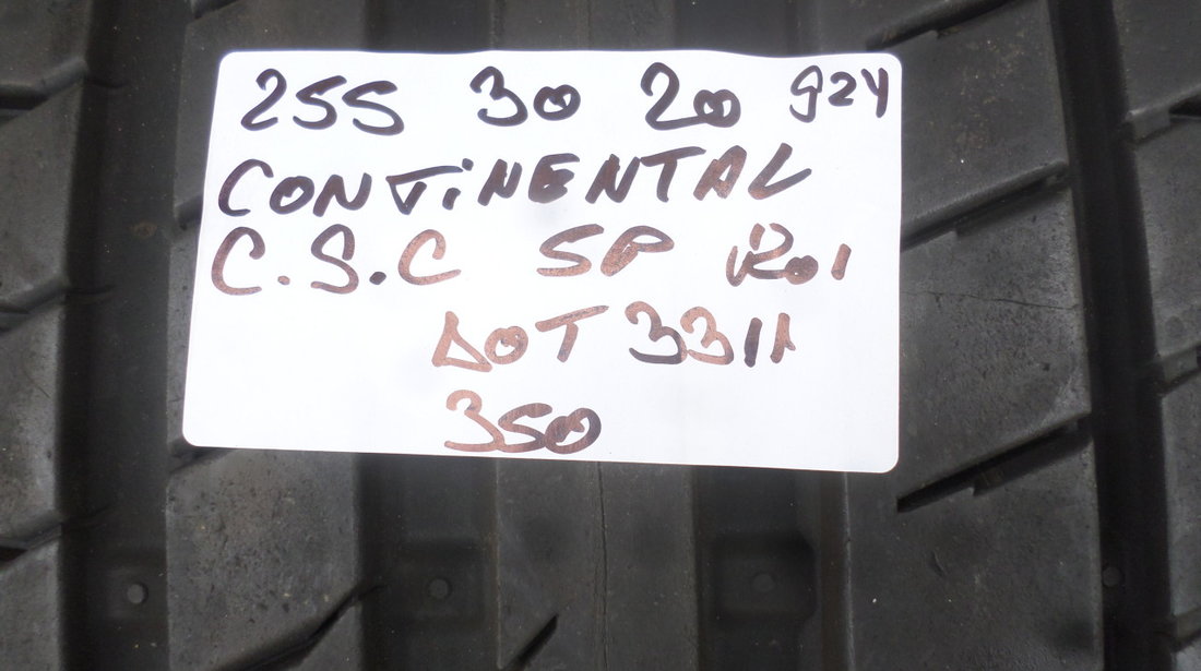 255 30 20  vara Continental ContiSportContact 5p