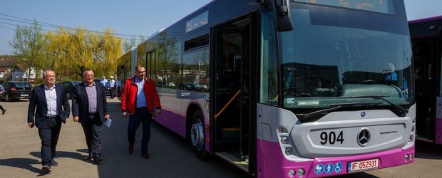 30 de autobuze Mercedes, mai ieftine ca Otokarul de Bucuresti, puse in circulatie la Cluj. Ce diferente sunt