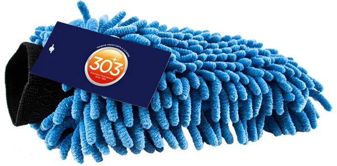 303 Wash Mitt Manusa Microfibra Spalat Auto Albastru 303-39011