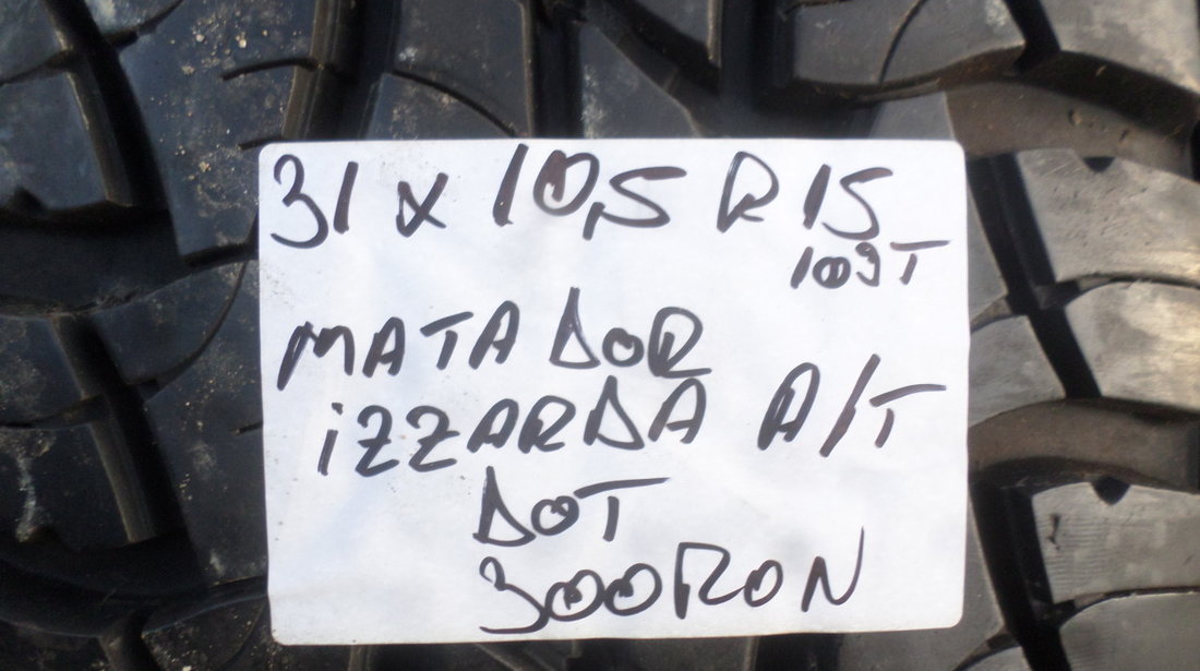 31x10,5 R15 & 265 75 15 Matador Izzarda A/T