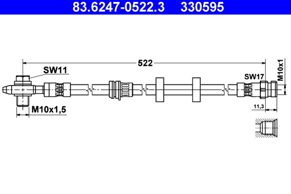 330595 Furtun Frana - Ate Vag 83.6247-0522.3