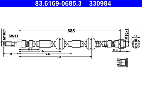 330984 Furtun Frana - Ate Vag 83.6169-0685.3