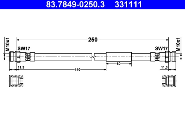 331111 Furtun Frana Ate Vag 83.7849-0250.3