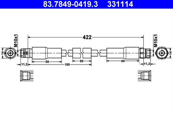 331114 Furtun Frana Ate Vag 83.7849-0419.3