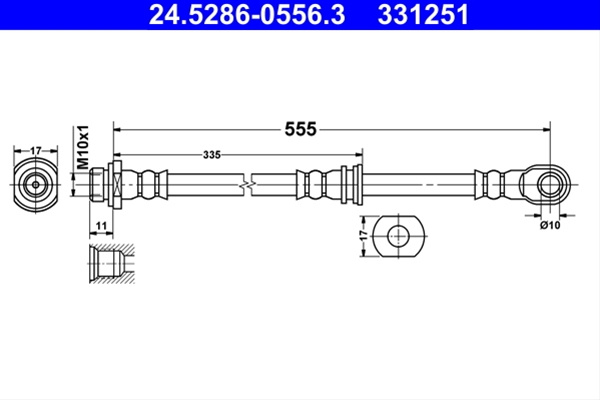 331251 Furtun Frana Ate Mitsubishi 24.5286-0556.3