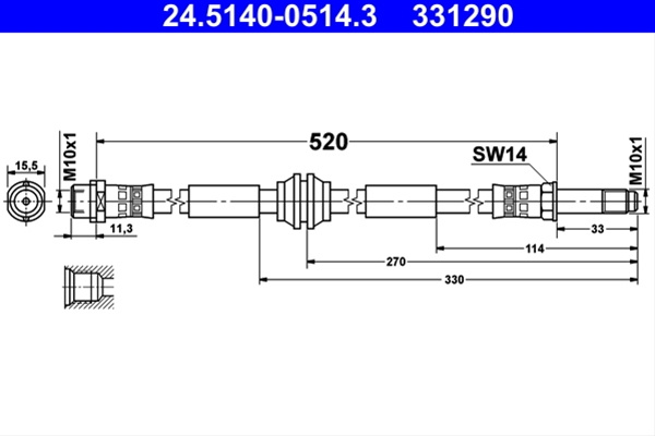 331290 Furtun Frana Ate Vag 24.5140-0514.3
