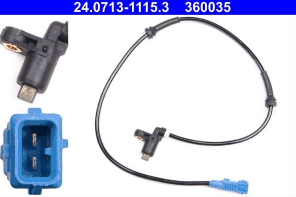360035 Senzor Abs - Ate Peugeot 24.0713-1115.3