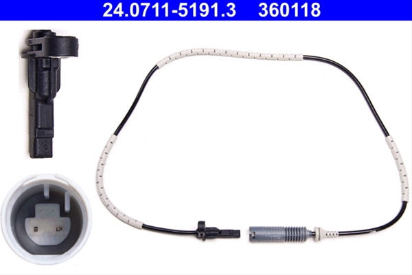360118 Senzor Abs Ate Bmw 24.0711-5191.3