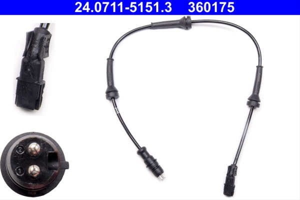 360175 Senzor Abs - Ate Renault 24.0711-5151.3