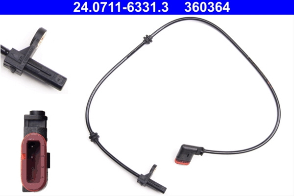 360364 Senzor Abs Ate Mercedes-Benz 24.0711-6331.3