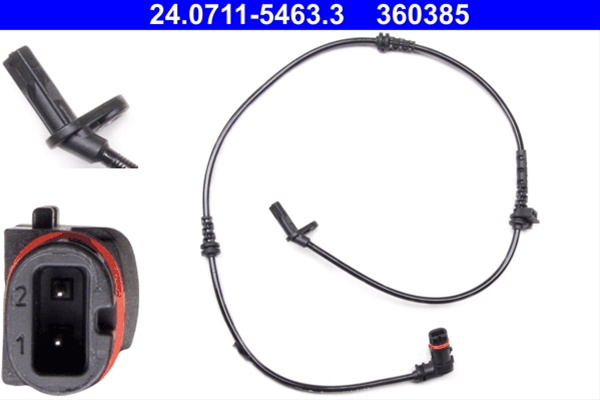 360385 Senzor Abs Ate Mercedes-Benz 24.0711-5463.3
