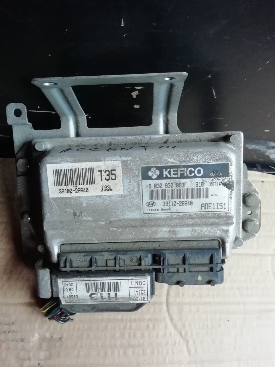 39110 26640 ecu calculator motor Hyundai Accent benzina 2001