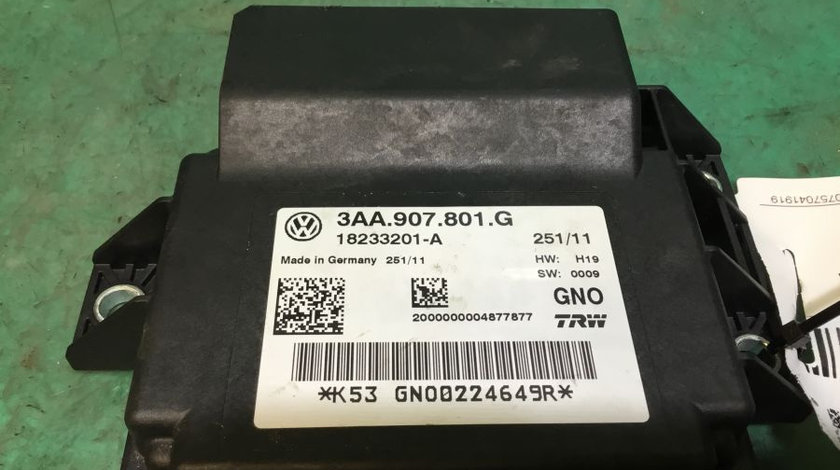 3aa907801g Calculator Frana Mana Volkswagen PASSAT Variant 365 2010