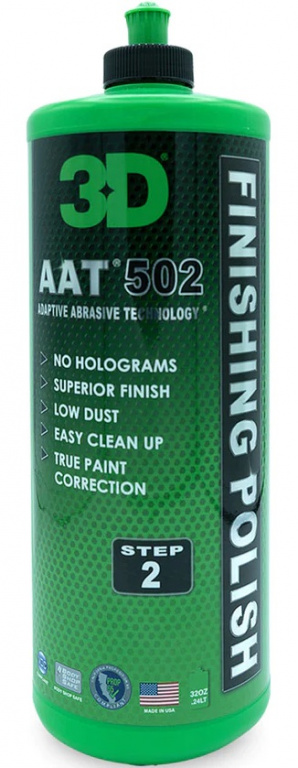 3D Finishing Polish Pasta Polish Finish AAT 502 3.78L 502G01