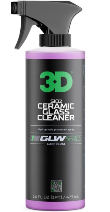 3D GLW Seria SiO2 Ceramic Glass Cleaner Solutie Curatat Geamuri 473ML 351OZ16
