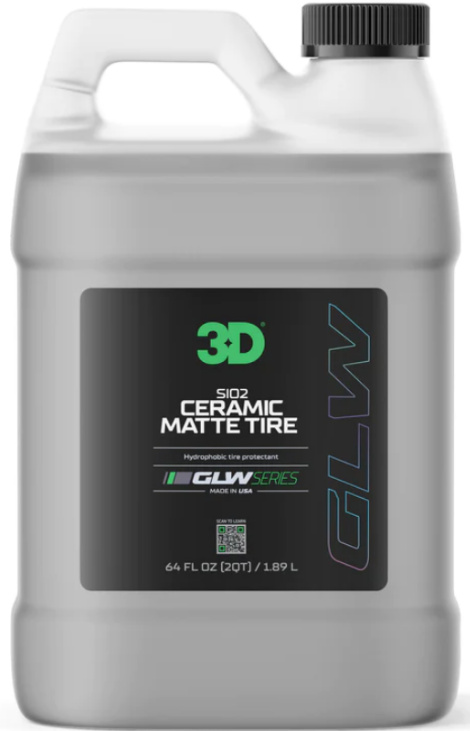 3D GLW Series SiO2 Ceramic Matte Tire Solutie Curatat Anvelope 1.89L 353OZ64