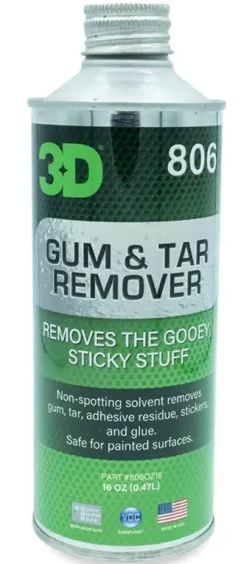 3D Gum &amp; Tar Remover Solutie Indepratat Bitum 473ML 806OZ16