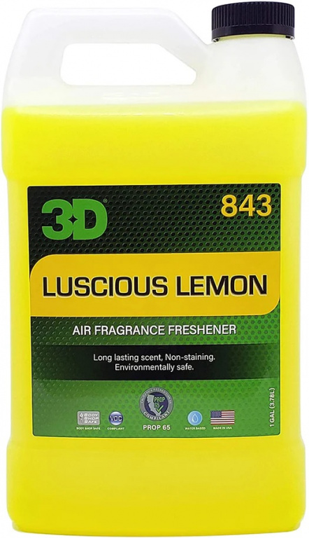 3D Luscious Lemon Odorizant Auto 3.78L 843G01
