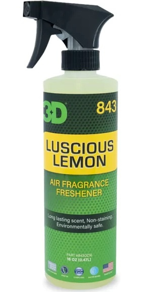 3D Luscious Lemon Odorizant Auto 473ML 843OZ16