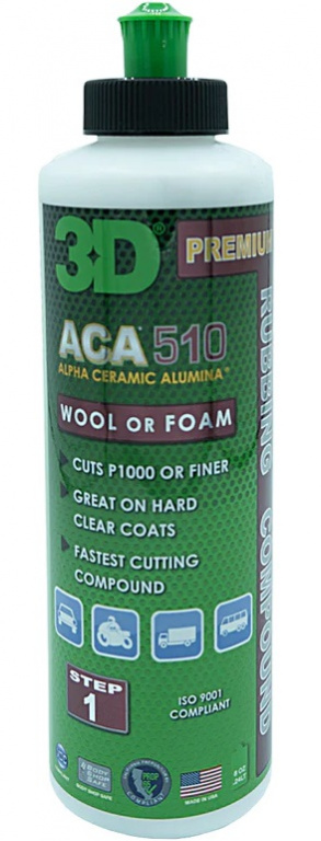 3D Premium Rubbing Compound Pasta Polish Abraziva ACA 510 236ML 510OZ8