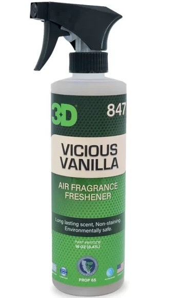 3D Vicious Vanilla Odorizant Auto 473ML 847OZ16