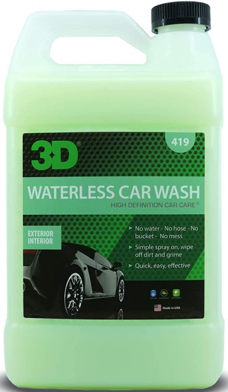 3D Waterless Car Wash Solutie Spalare Caroserie Fara Clatire 3.78L 419G01