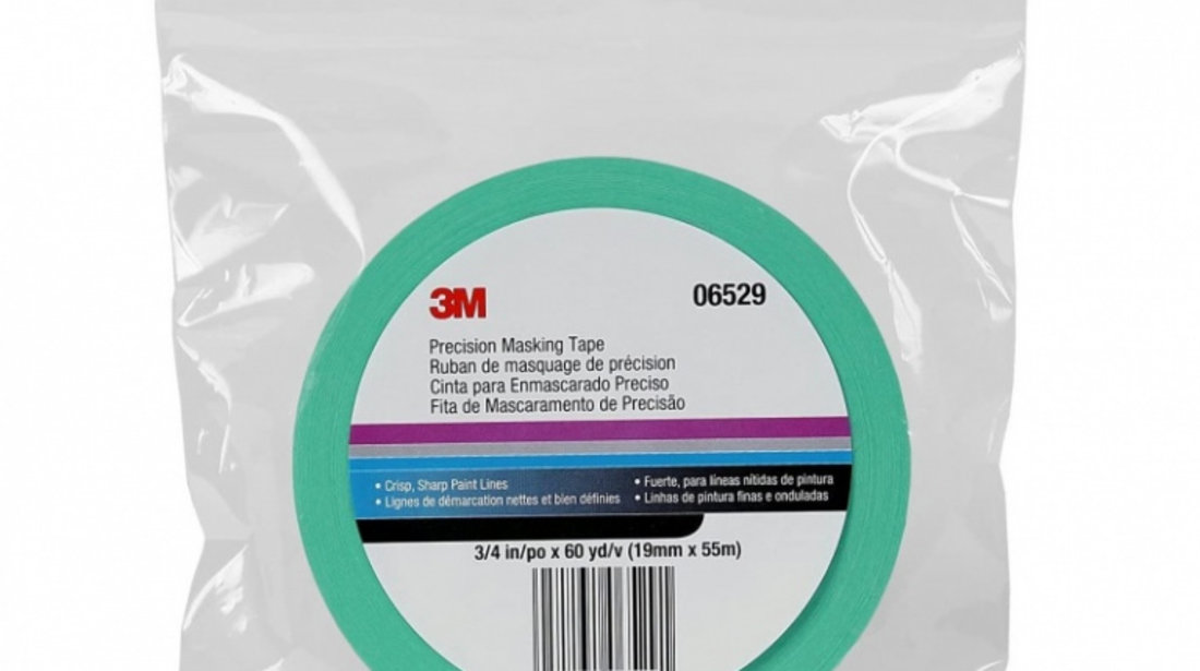 3M Banda Adeziva Mascare Precisa Verde 19MM X 55M 06529