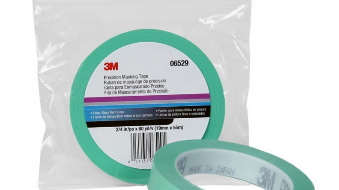 3M Banda Adeziva Mascare Precisa Verde 19MM X 55M 06529